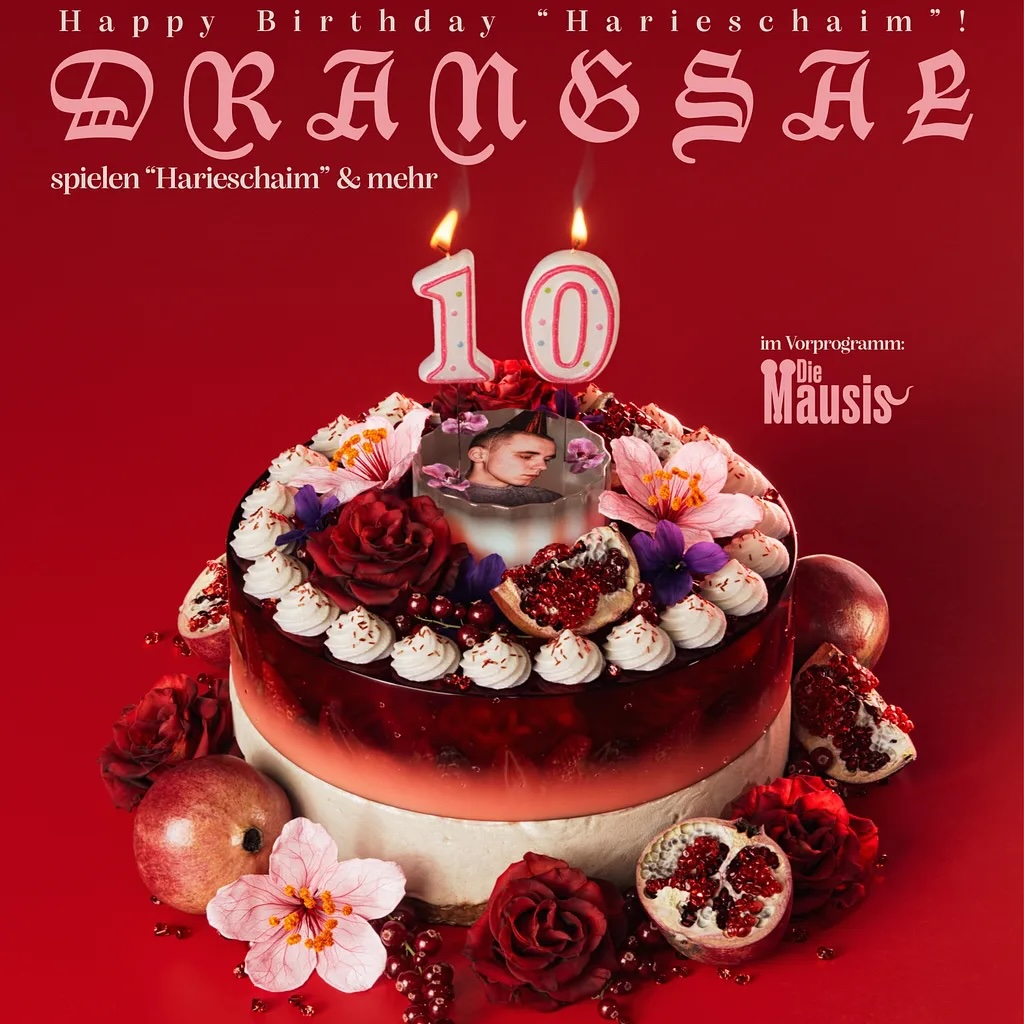 Drangsal 10 Jahre Harieschaim tour Poster 2026
